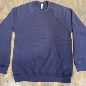 Bella + Canvas Unisex Tri-Blend 3901 Fleece Crew Sweatshirt in L. Brand New